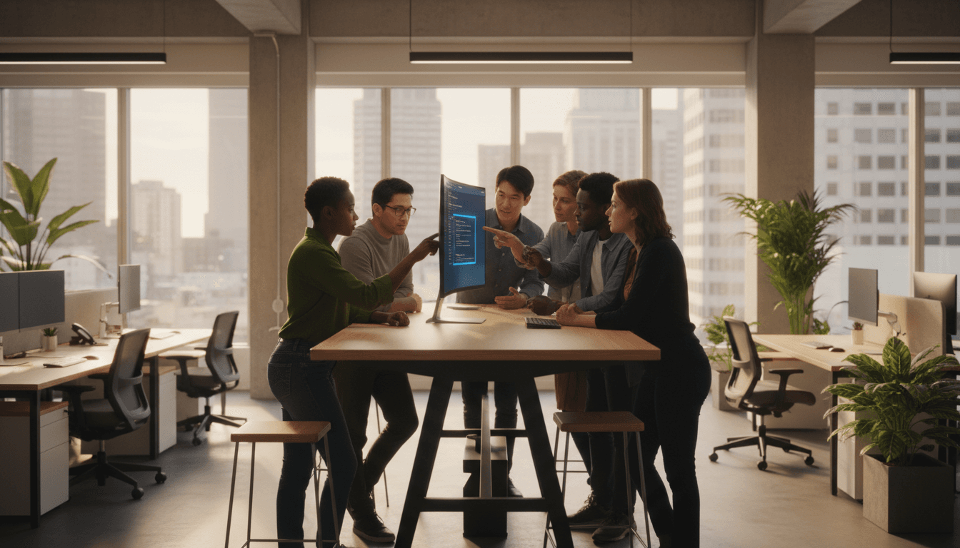 Team collaboration on a client project